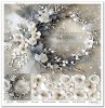 Set von Papieren für Scrapbooking SLS-072 Winter Bouquet